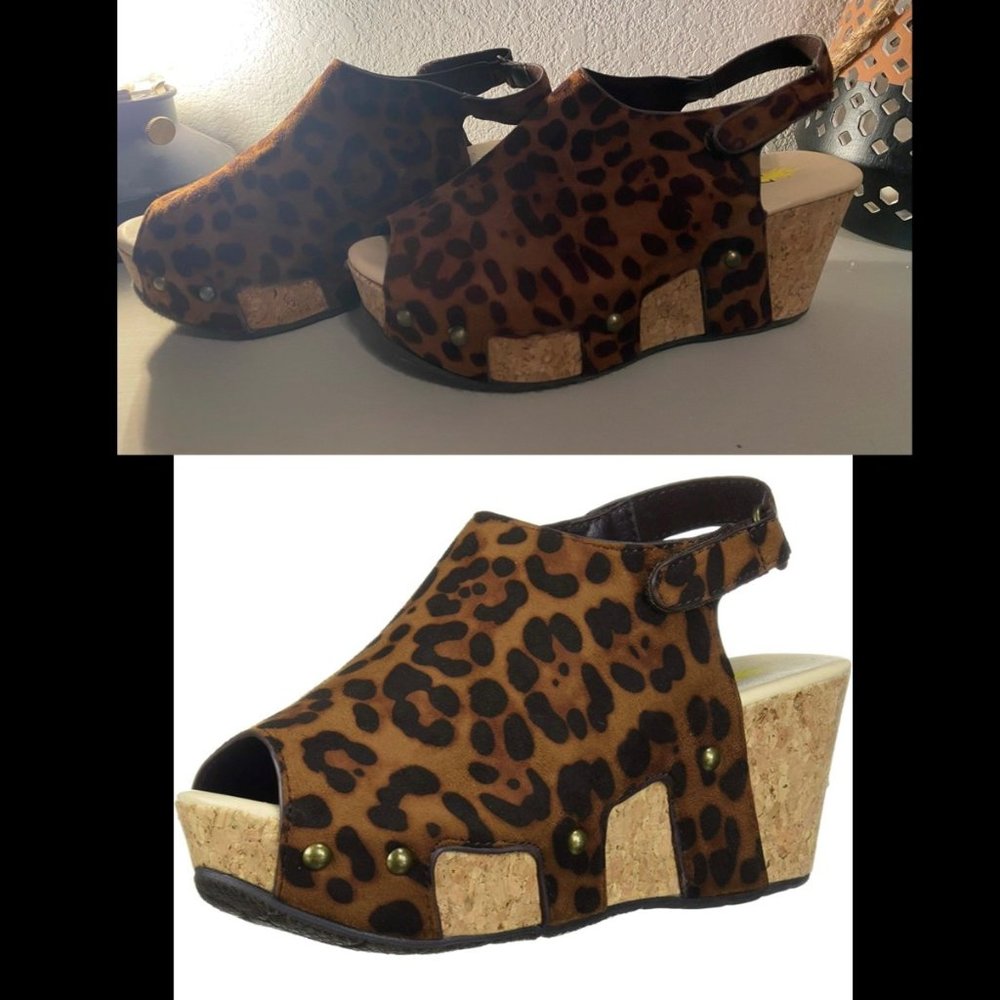 Volatile Leopard Sandals